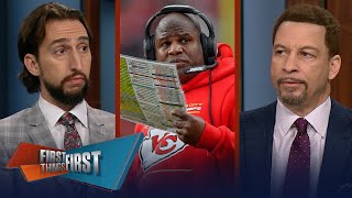 Eric Bieniemy leaves Patrick Mahomes & Chiefs; accepts Commanders OC gig | NFL | FIRST THINGS FIRST