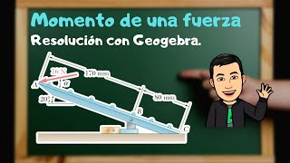 📌Momento de una fuerza (Geogebra)