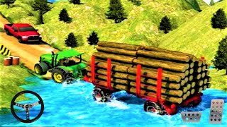 Drive Tractor trolley Offroad Cargo- Free 3D Games screenshot 5