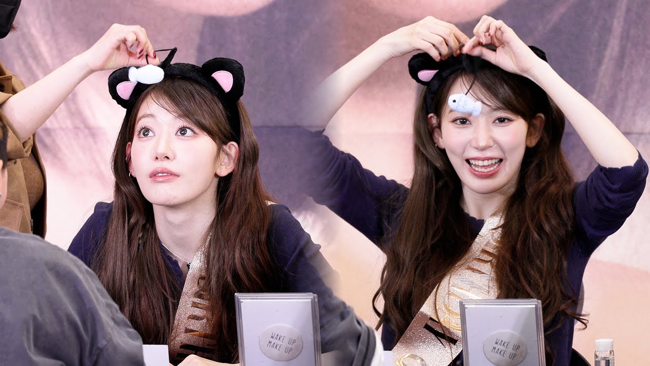 LE SSERAFIM (SAKURA's Fansign) 사인중인 르세라핌 '사쿠라' 직캠 | 'HOT' Fan Sign Event • 250316