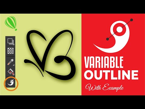 Variable Outline Tool in Coreldraw by Simplified Tuts | Ashish