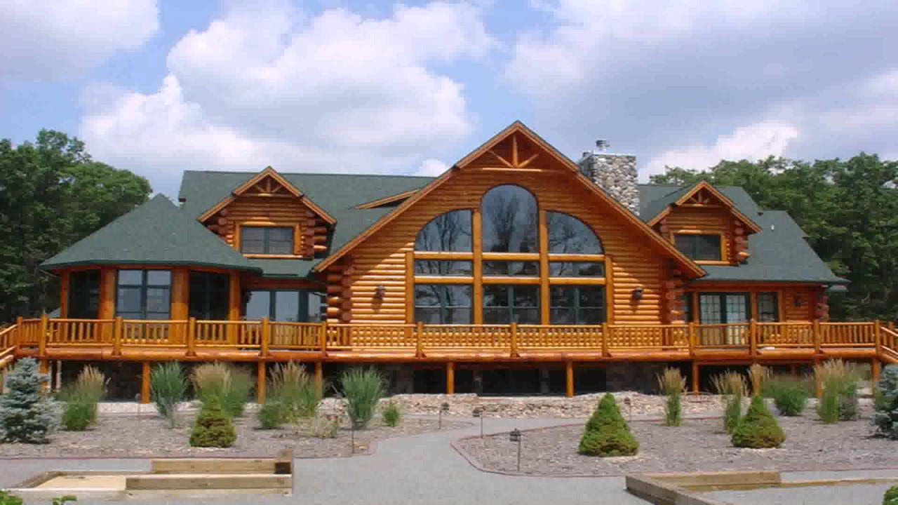 Ranch Style Log House Plans (see description) (see description) - YouTube