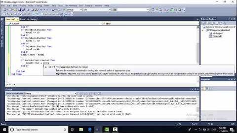 Vb.net Radio Checkbox Button Food Program