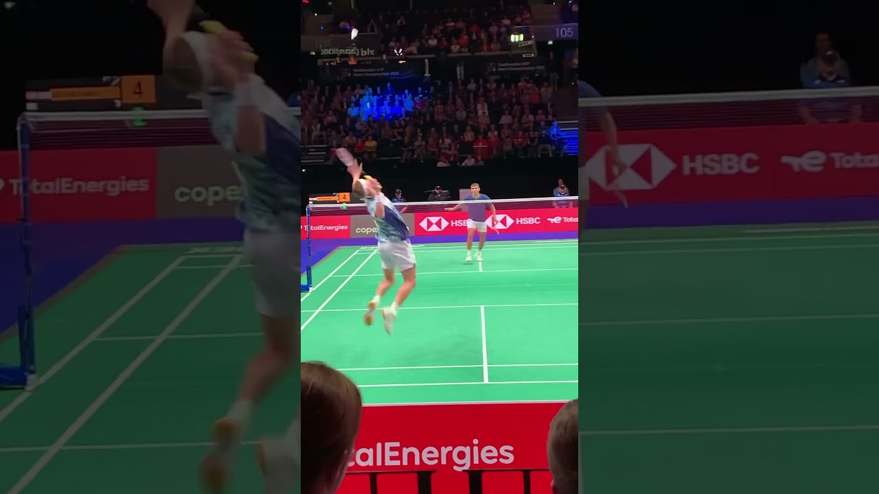 Viktor Axelsen Badminton Jump Smash #badminton #jumpsmash #shorts