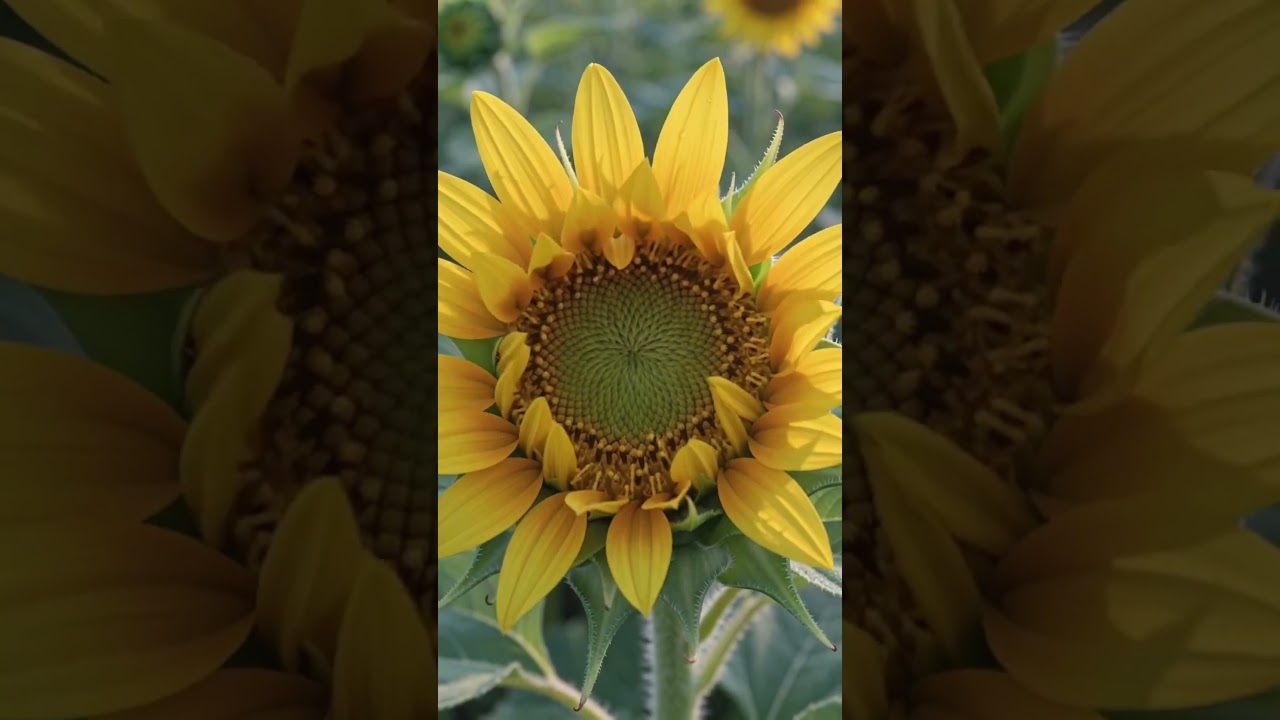 Open sunflower #fun #nature #relaxing #sun #sunflower lower #naturelovers #naturesounds #calmvibes