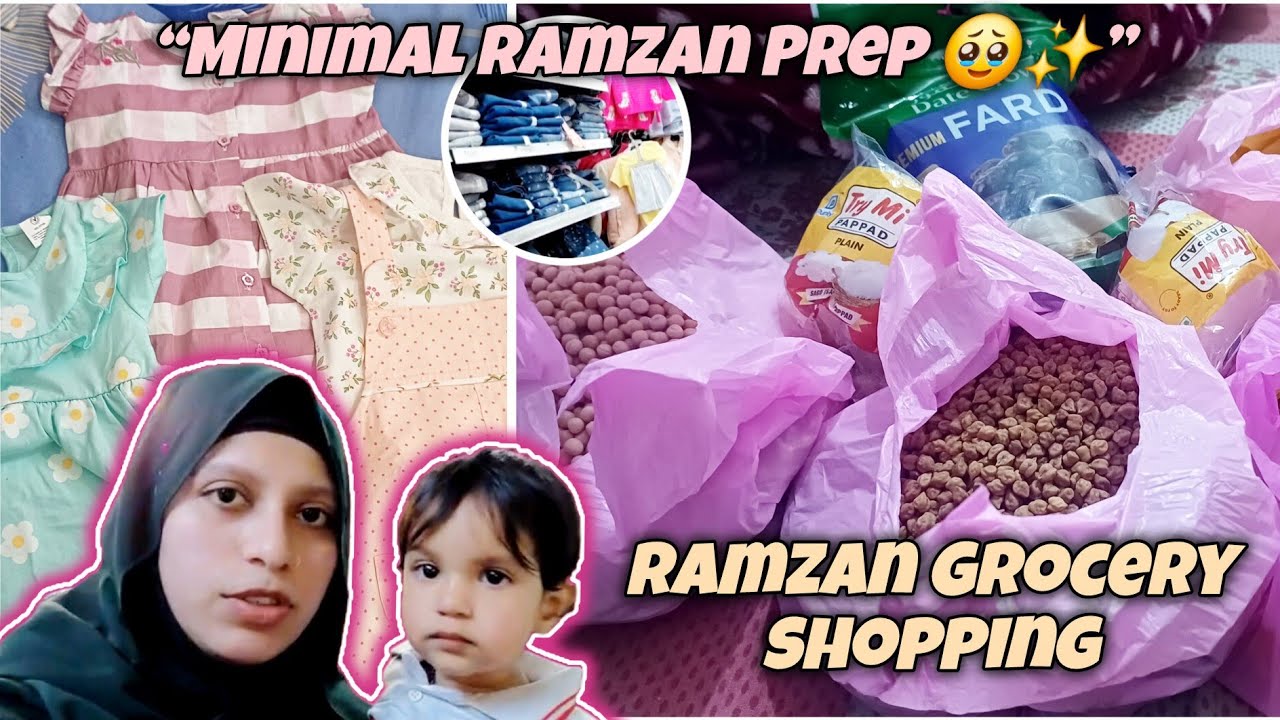 Over Shopping Nahi Is Baar! 😅 | Minimal Ramzan Grocery + Baby Summer Shopping 🛍