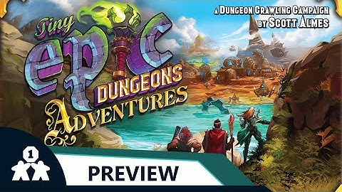 Tiny Epic Dungeons Adventures crowdfunding preview