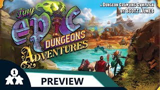 Tiny Epic Dungeons Adventures crowdfunding preview