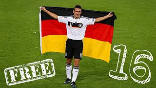 Miroslav Klose all 16 World Cup Goals for Germany ● No Copyright ● No Watermark ● Free to Use