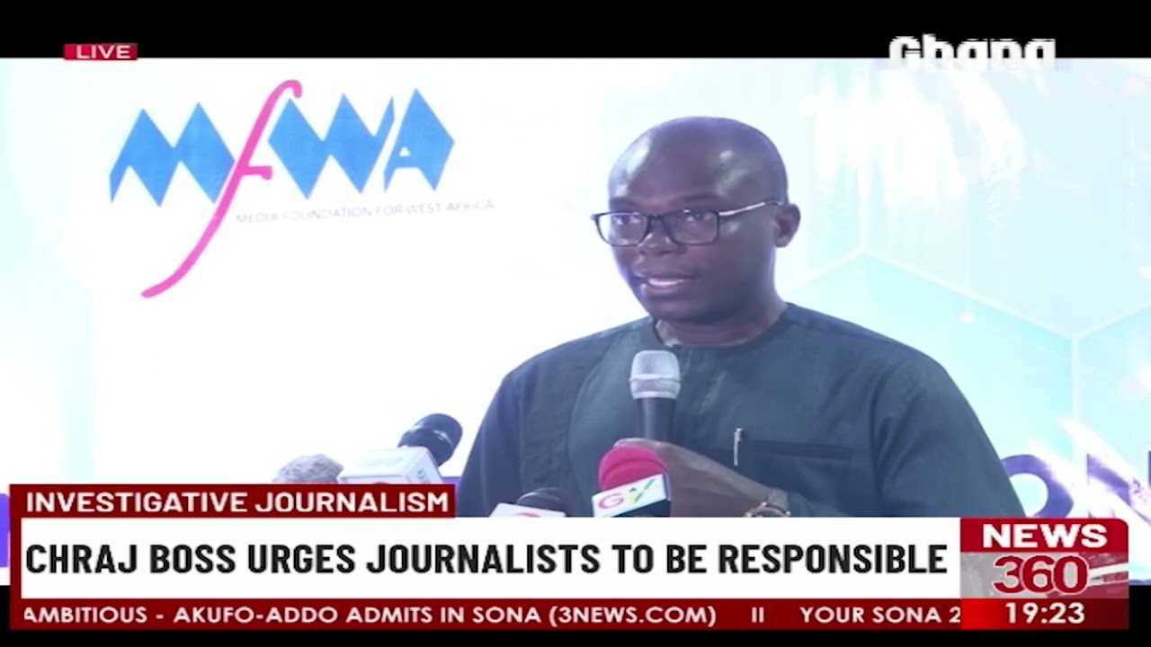 Investigative Journalism: CHRAJ Boss Urges Journalists To Be Responsible