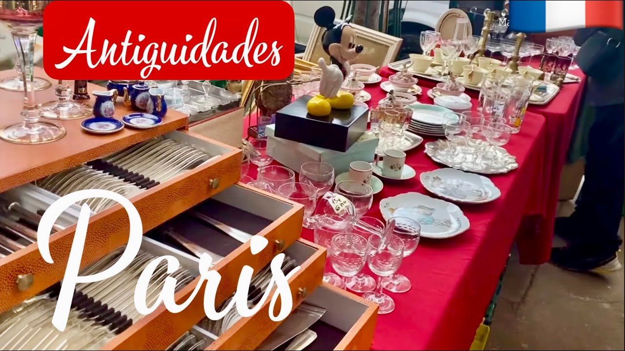 Paris Explorando a Feira de Antiguidades em Montparnasse - YouTube
