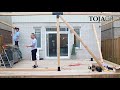 Hearts  krafts build time lapse  double side pergola with living wall