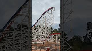 Construction! #short #shorts #themepark #themeparks #rollercoaster #coaster #ride #rides #atlanta