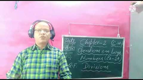 (Class 5) (Maths) (Ch-2 Operations on large numbers) (Ex-2A) (The topic is a division)