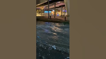 8/11/22 Flooding Behind Linq Hotel Casino in Las Vegas