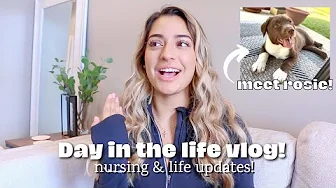 L&D nurse Vlog (& tips) and MEET MY PUPPY!