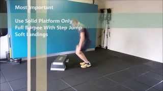 Step Jump Burpees Compound Cardio Plyo