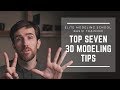 Top Seven Tips for 3D Modeling in Rhino