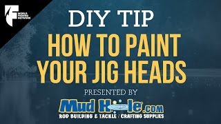 DIY TIP: How To Paint Your Fishing Lure Jig Heads 