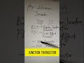 BIPOLAR JUNCTION TRANSISTORS-BJT