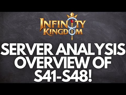 Infinity Kingdom | Server Analysis Series giving a Snapshot on Kingdoms! S41-S48 Checkup!