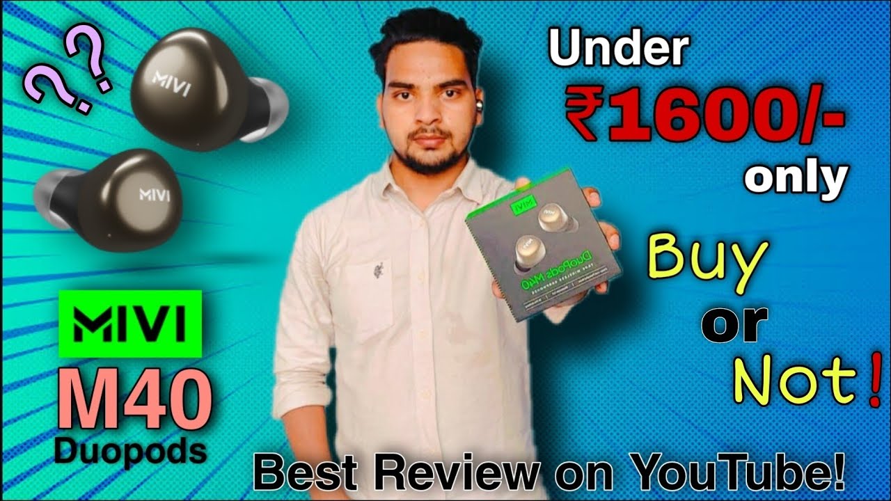 Mivi Duopods M40 TWS 🔥 | Buy or Not 🚫 | 100% Genuine Unboxing and Review | Pubg test