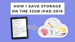 ♡ HOW I SAVE STORAGE ON MY 32GB IPAD 2018 📝 ♡