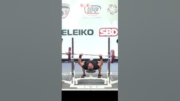 World Masters 3 Record Bench Press Classic with 165 kg by Franz Nerb GER in 83kg class