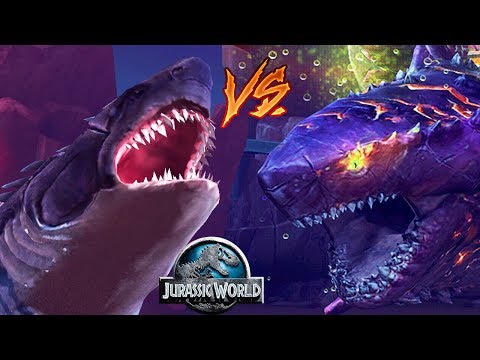 Видео: Битва Акул Мегалодон против Колосса 04 Jurassic World The Game прохождение на русском