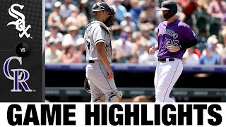 White Sox vs. Rockies Game Highlights (7\/27\/22) | MLB Highlights