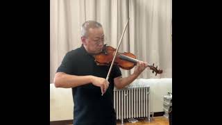 【52歳からのバイオリン】5年3ヶ月め ヴィヴァルディ:組曲 イ長調から Ⅰ.プレリュード #50代 #violin #バイオリン #初心者 #beginner