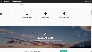 Royal - Responsive One Page Parallax WordPress Theme        Hubert Da