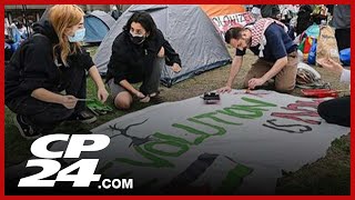 Pro-Palestinian encampment at McGill University