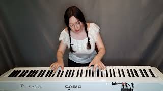 Natalia Oreiro - Vengo del Mar (OST Muñeca Brava - Дикий ангел) on piano видео