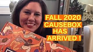 CAUSEBOX FALL 2020 - UNBOXING AND REVIEW - QUARTERLY SUBSCRIPTION BOX