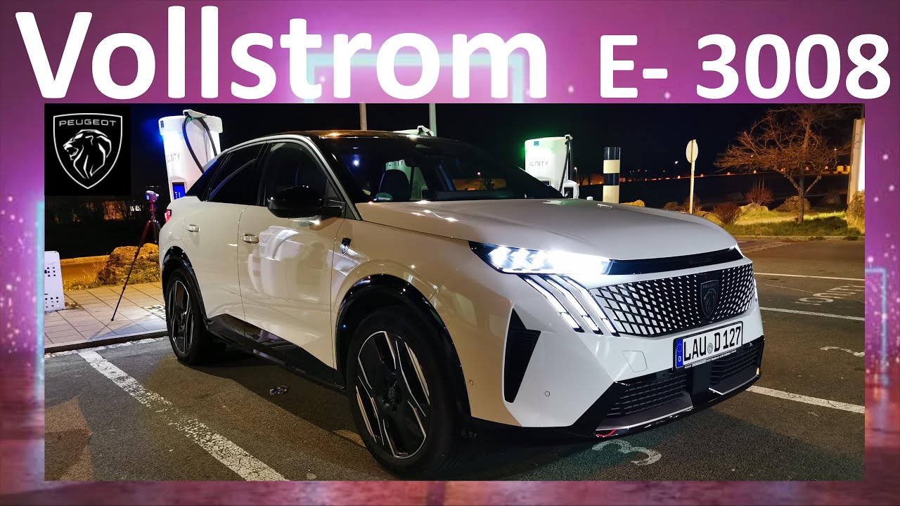 PEUGEOT E-3008 - voll auf dem Pinsel 😲 Autobahn