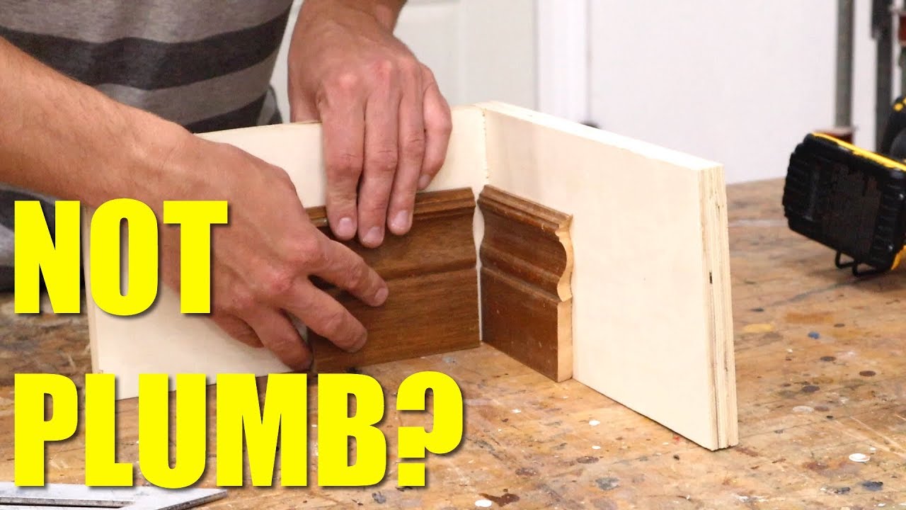 How To Install Base Boards That Are Not Plumb YouTube