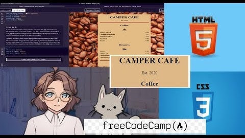 Aprende CSS construyendo un  menú de cafetería básico - parte 4 #freecodecamp #html #css