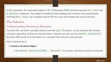 Formatting seconds in mm:ss with Moment.js