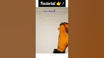 What is Factorial? #factorial #shorts #math #mathconic