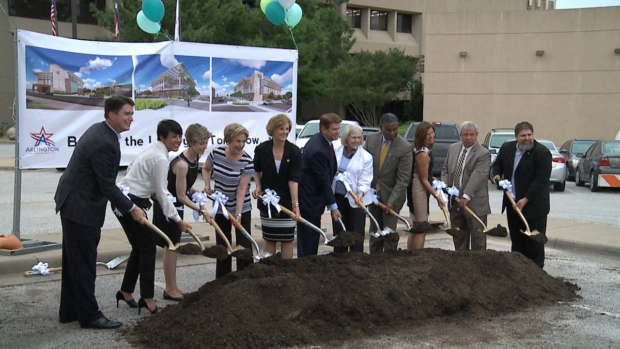 Arlington Central Library Groundbreaking YouTube