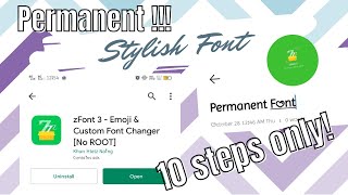 HOW TO: CHANGE Font PERMANENTLY! Using zFont 3 App | Vivo Phones screenshot 4