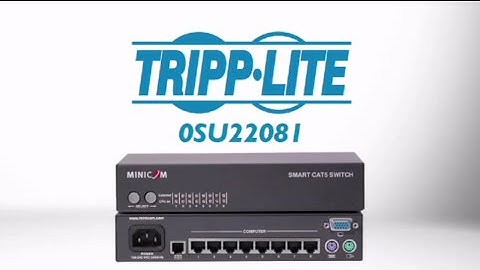 Minicom by Tripp Lite 8-Port KVM Switch 0SU22081