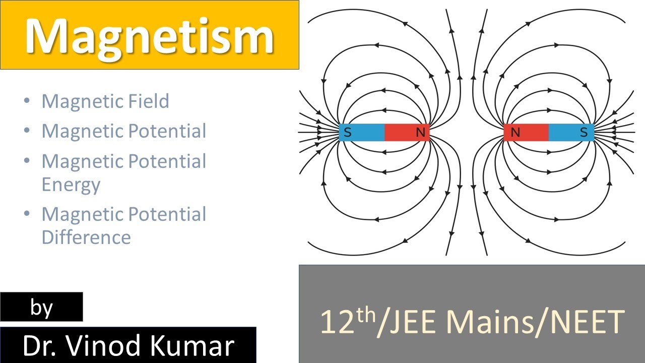MAGNETISM | Lecture 1 | Dr. Vinod Kumar #physics #12th #JEEMains&Advanced #NEET