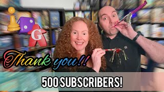 Thank you! First milestone reached: 500 Subscribers @inspired2game