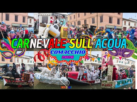 Video CARNEVALE SULL'ACQUA Comacchio 2026 - Vlog!