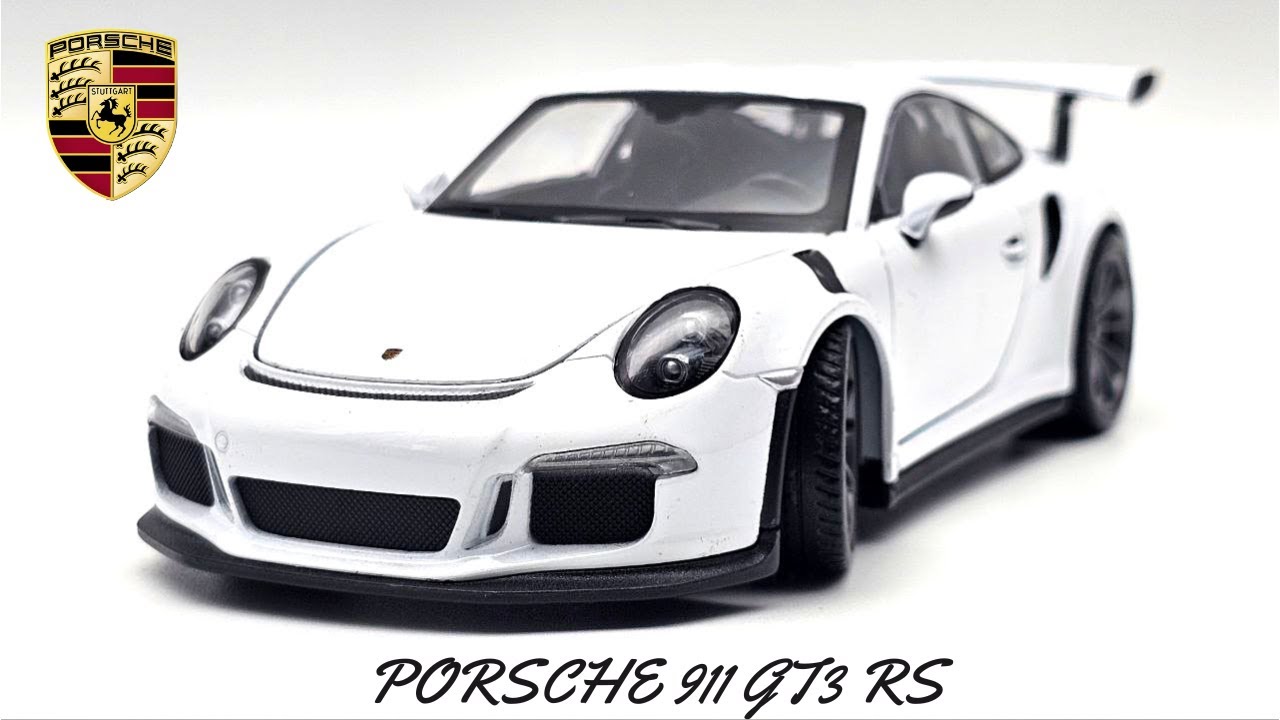 Porsche 911 GT3 RS #welly #cars #diecastcars - YouTube