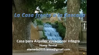 La Casa frente a la Cascada en Anna (Valencia-Spain)
