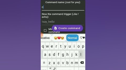Como fazer comando de clear!