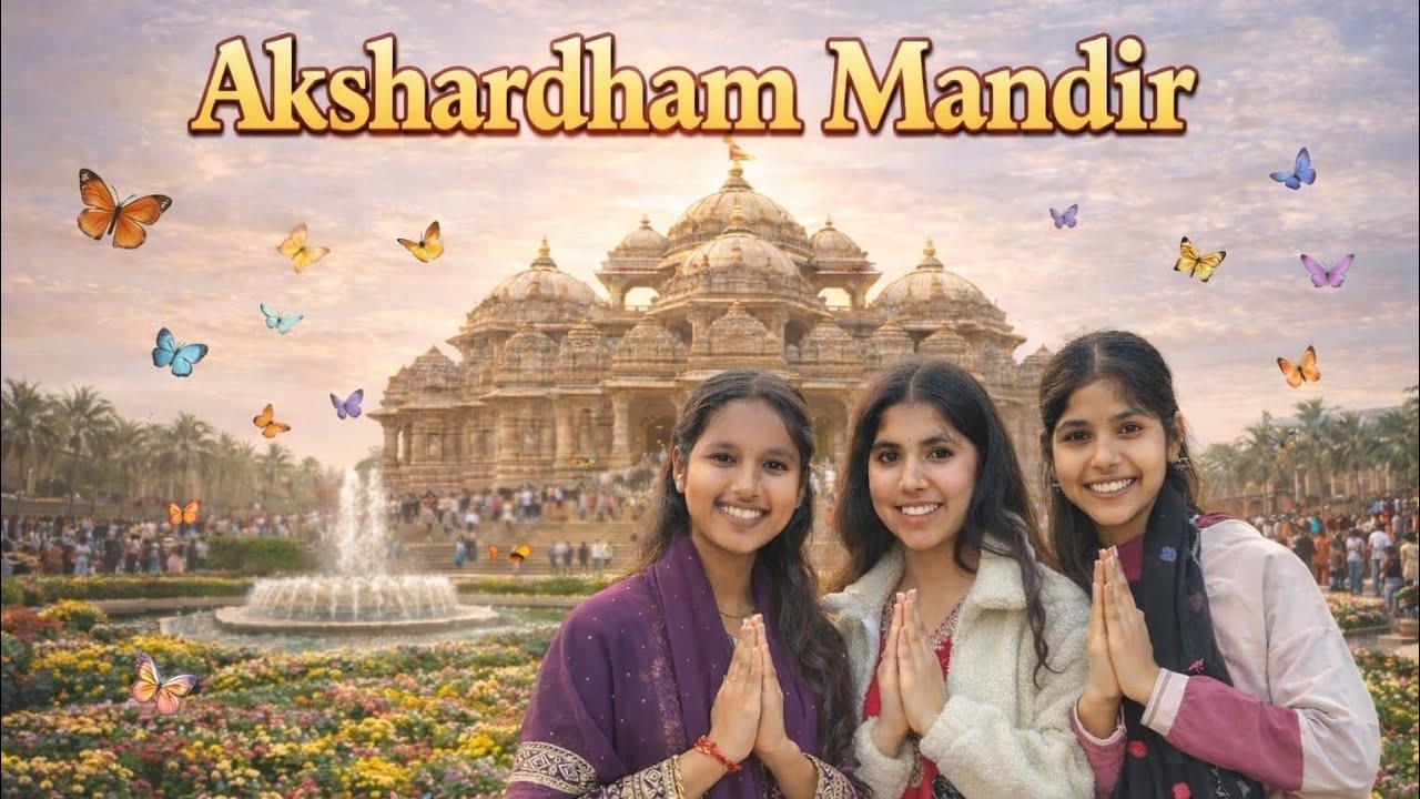 Akshardham Mandir#vlog #friendship 